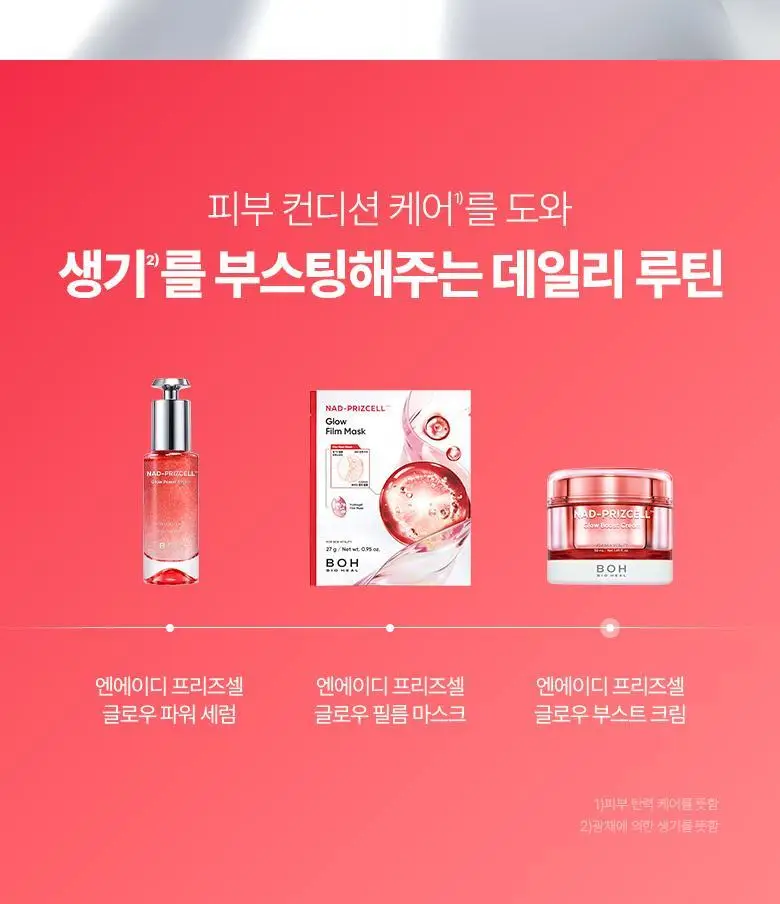 [광채마스크] 바이오힐보 NAD 프리즈셀 글로우 필름 마스크 1매/5+1매기획 상세페이지 26
